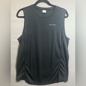 Devops Sleeveless Athletic Tank Top Black Mesh Performance Shirt Men’s M